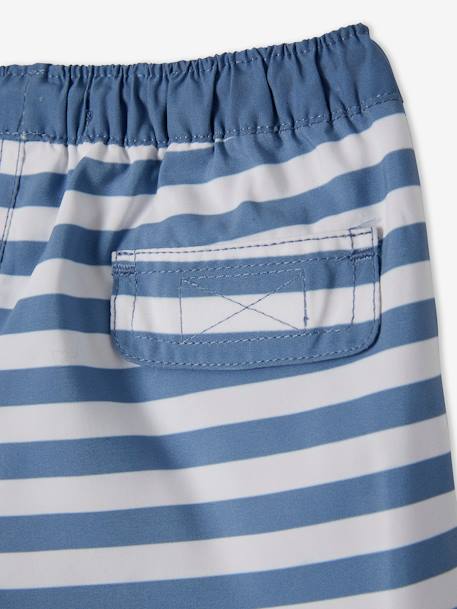 Baby Badehose mit Surfermotiv - blau gestreift - 7