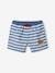 Baby Badehose mit Surfermotiv blau gestreift 3