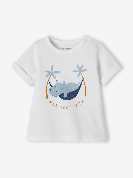 Baby-Set: T-Shirt & Shorts Oeko-Tex weiß 4