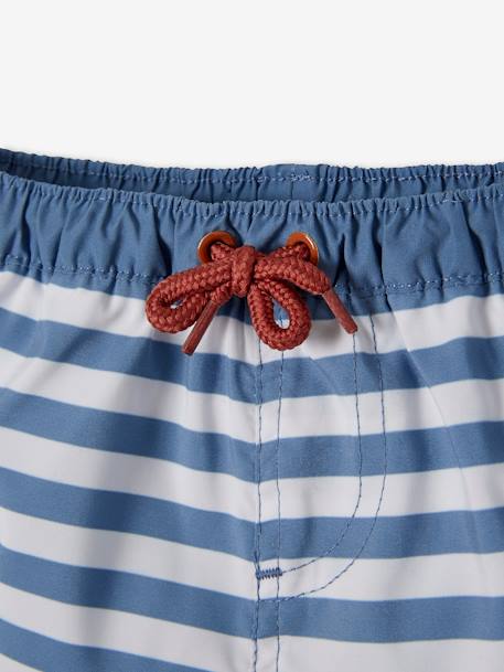 Baby Badehose mit Surfermotiv - blau gestreift - 5