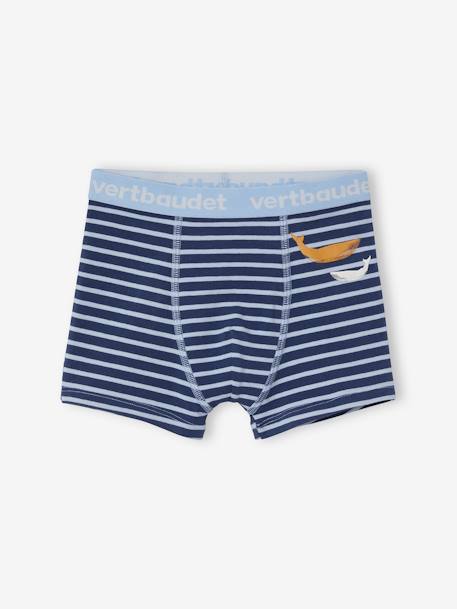 5er-Pack Jungen Boxershorts, Wale Oeko-Tex - pack blau - 6