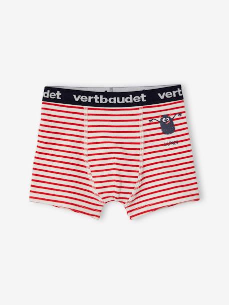 7er-Pack Jungen Boxershorts, Monster Oeko-Tex pack dunkelgrün/gelb gestreift 2