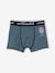 7er-Pack Jungen Boxershorts, Monster Oeko-Tex pack dunkelgrün/gelb gestreift 8