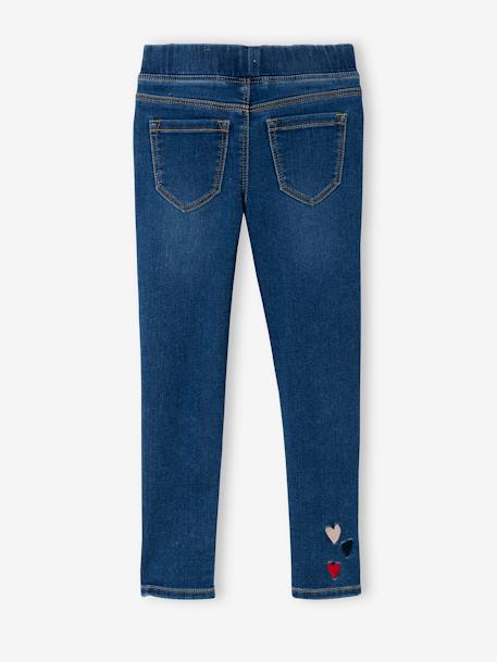 Mädchen Treggings, Jeans-Optik - blue stone+double stone+grau - 4