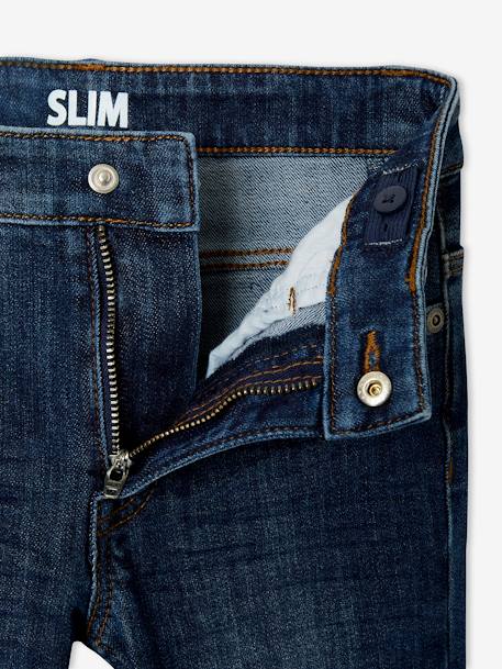 Die UNVERWÜSTLICHE, robuste Jungen Jeans, Slim-Fit, Bundweite verstellbar blue stone+dark blue 10