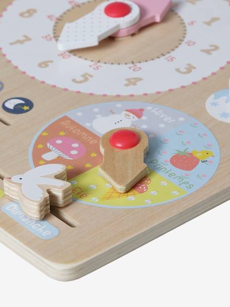 Kinder Spieluhr mit Kalender, Holz FSC® mehrfarbig+mehrfarbig 14