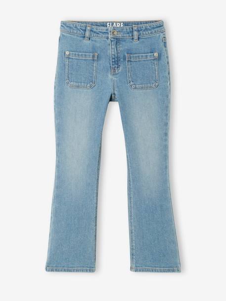 Mädchen Flare-Jeans, Bundweite verstellbar double stone 3