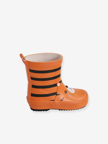 Jungen Baby Gummistiefel orange 2