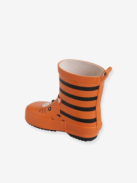 Jungen Baby Gummistiefel orange 3