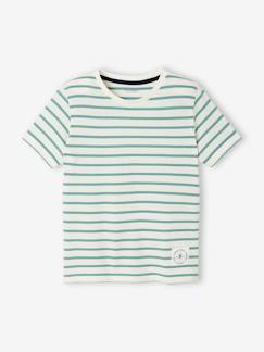 -Jungen T-Shirt mit Streifen Oeko-Tex