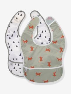 -Baby Lätzchen-Set mit Auffangtasche LITTLE FOREST LÄSSIG