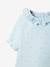 Baby T-Shirt mit Kragen - blau bedruckt - 2