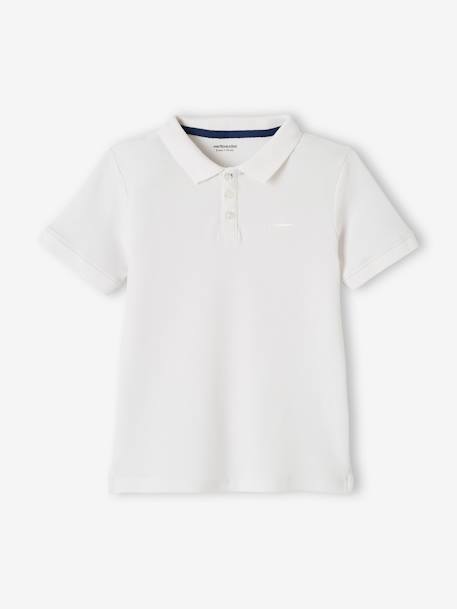 Jungen Poloshirt, kurze Ärmel Oeko-Tex blau+grau meliert+graugrün+hellblau+hellgelb+marine+rot+weiß 26