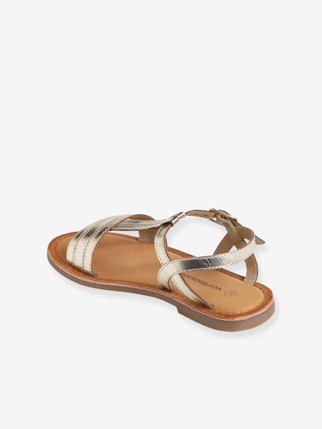 Mädchen Sandalen gold 4