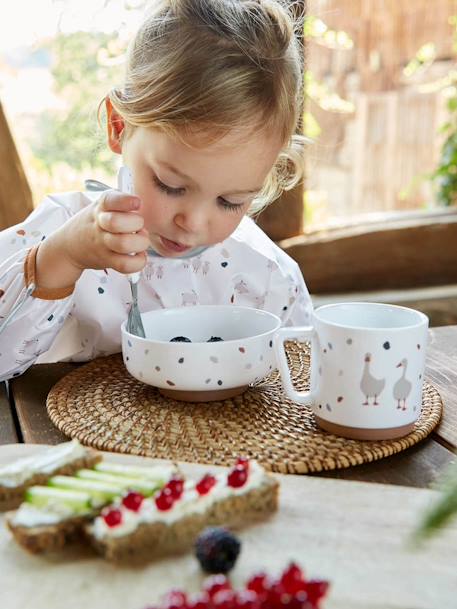 Kindergeschirr-Set TINY FARMER LÄSSIG weiß gesprenkelt/kleine farm 4