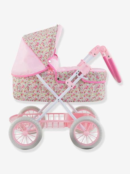 Puppen-Kinderwagen COROLLE für Puppen mit 36/42/52 cm rosa geblümt 3