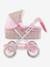 Puppen-Kinderwagen COROLLE für Puppen mit 36/42/52 cm rosa geblümt 3