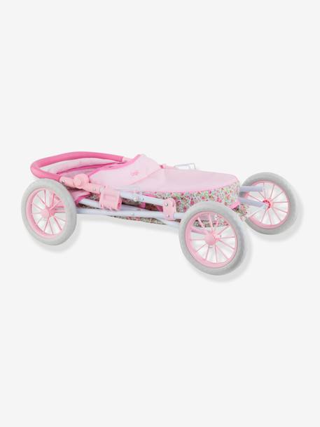 Puppen-Kinderwagen COROLLE für Puppen mit 36/42/52 cm rosa geblümt 7