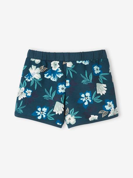 Mädchen Sport-Shorts blau bedruckt 2