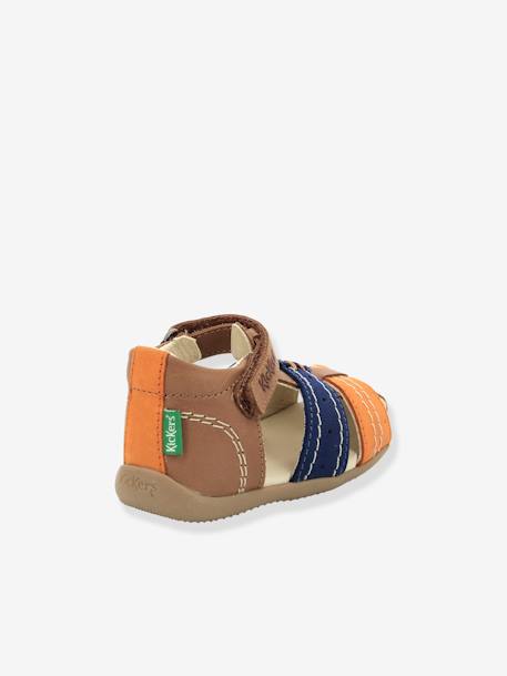 Baby Sandalen BIGBAZAR-2 ICONIQUE BIBOO KICKERS braun/blau/orange 5