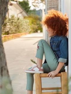 Maedchenkleidung-Hosen-Mädchen Treggings, Hüftweite SLIM, Bundweite verstellbar