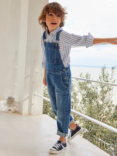 Jungen Stoff-Sneakers mit Gummizug - grün bedruckt/tropical+marine+rot - 25