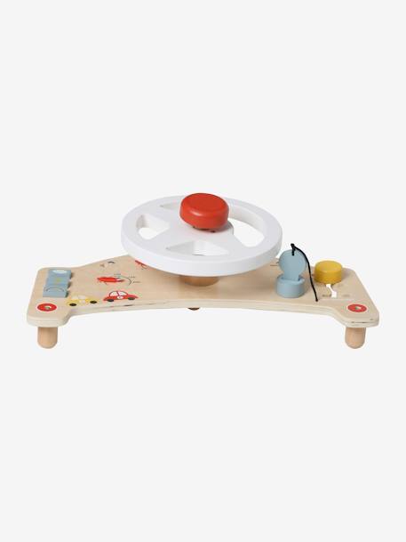 Spiel-Lenkrad aus Holz FSC® - beige - 2