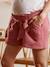 Umstands-Shorts aus Musselin - dunkelrosa+wollweiß - 8