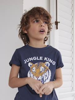 Jungenkleidung-Shirts, Poloshirts & Rollkragenpullover-Shirts-Jungen T-Shirt mit Print Oeko-Tex