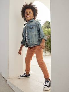 Jungenkleidung-Jacken & Mäntel-Jacken & Westen-Kinder Oversized-Jeansjacke waterless Oeko-Tex, personalisierbar