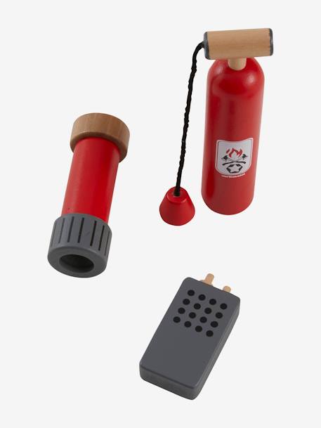 Feuerwehr-Set, Holz FSC® mehrfarbig 2