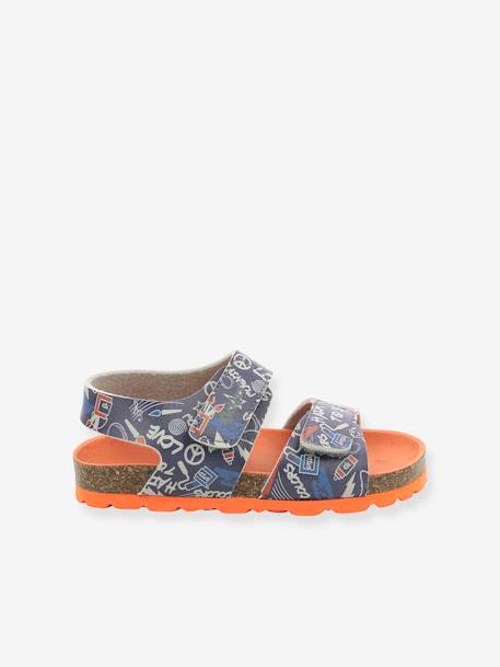 Jungen Sandalen SUMMERKRO SUMMERKICK KICKERS marine bedruckt 2