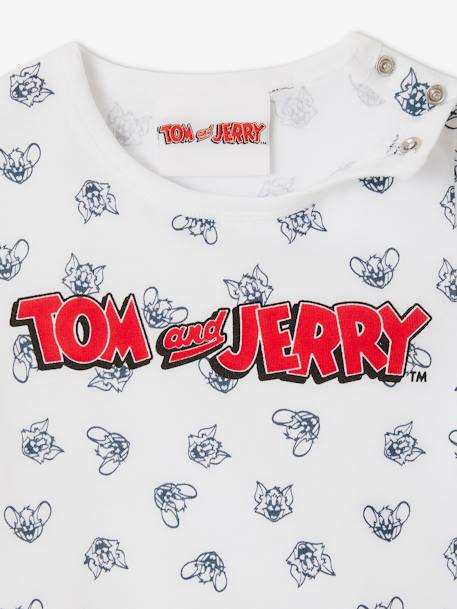 Baby T-Shirt TOM UND JERRY weiß bedruckt 2