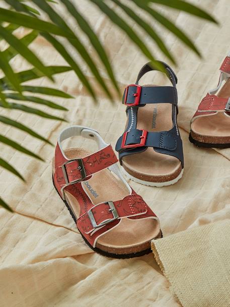 Jungen Sandalen - marine/rot - 6