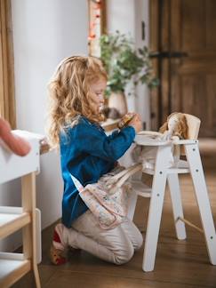 Spielzeug-Puppen-Babypuppen & Zubehör-Puppen-Hochstuhl PETITE MAISON, Holz FSC®