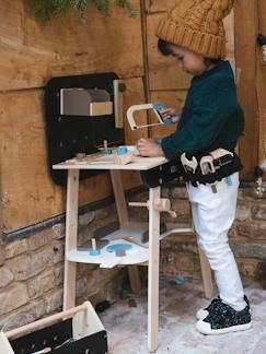 Spielzeug-Kinder Spiel-Werkbank aus Holz FSC®