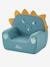 Kinderzimmer Sessel in Dino-Form, Triceratops, personalisierbar blau/karamell 5