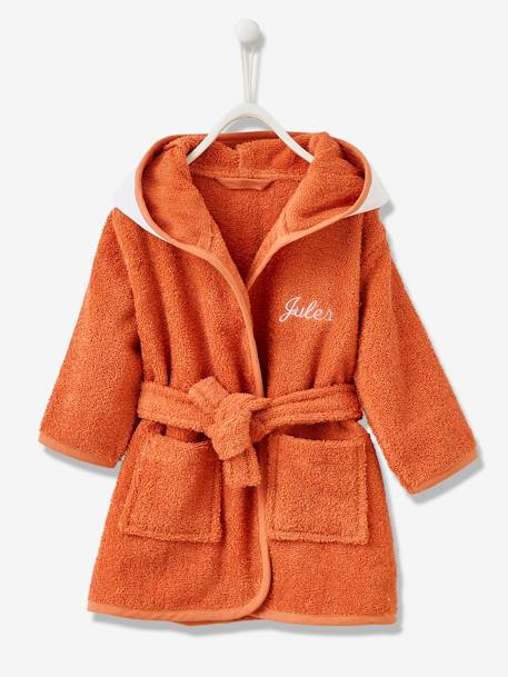 Baby Bademantel, Fuchs-Kostüm Oeko Tex, personalisierbar - orange - 3