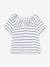 Kurzärmelige Baby Bluse PETIT BATEAU - marine/weiß gestreift - 1