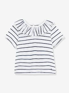 -Kurzärmelige Baby Bluse PETIT BATEAU