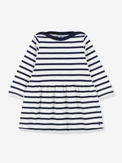 Babymode-Baby Jerseykleid aus Bio-Baumwolle PETIT BATEAU