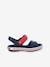 Kinder Sandalen CROCBAND SANDAL KIDS CROCS blau+marine/rot+zartrosa 8