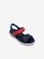 Kinder Sandalen CROCBAND SANDAL KIDS CROCS blau+marine/rot+zartrosa 7