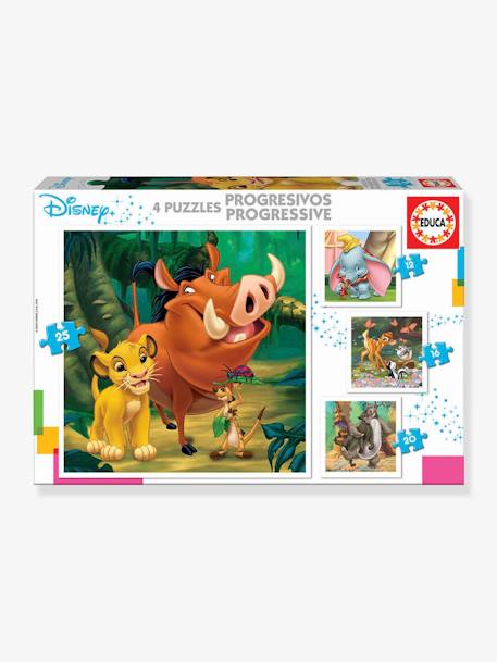 4er-Set Puzzles Disney 1 EDUCA weiß 1