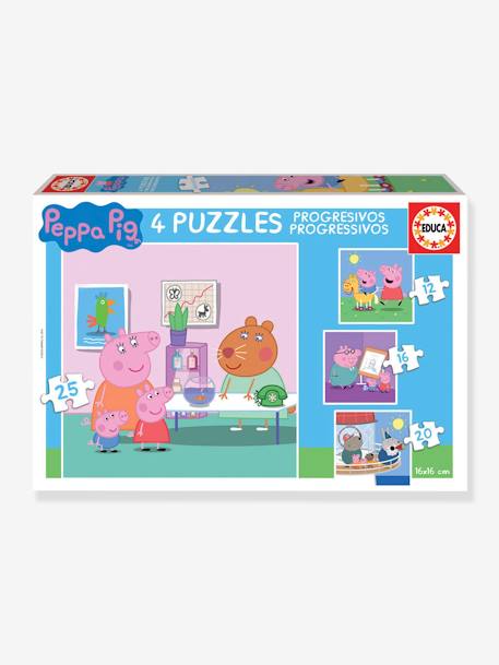 4er-Set Puzzles Peppa Pig EDUCA blau 1