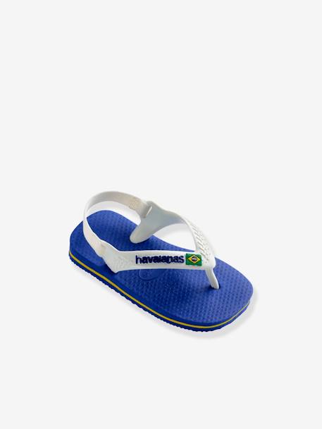 Baby Zehentrenner Brasil Logo II HAVAIANAS - dunkelblau+marine/weiß - 8