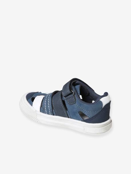 Jungen Klett-Sandalen, Anziehtrick - blau - 3