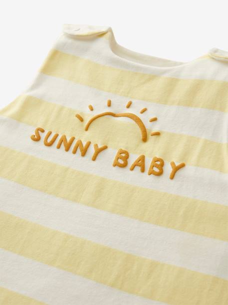 Baby Sommerschlafsack SUNNY BABY Oeko Tex blau gestreift+gelb+grün 8