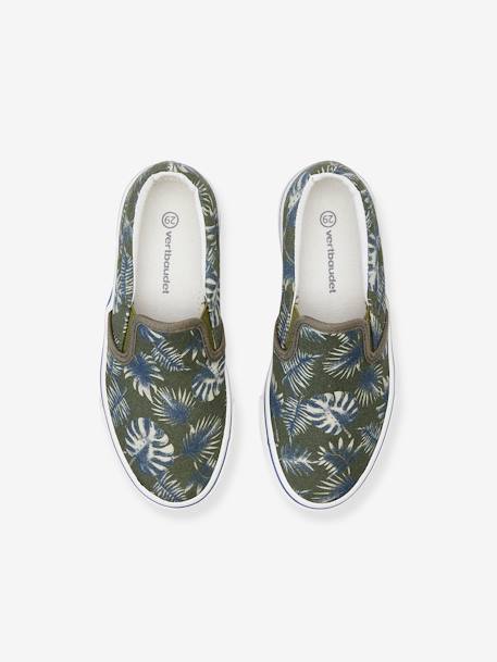 Jungen Slip-on-Sneakers - khaki bedruckt tropical - 4