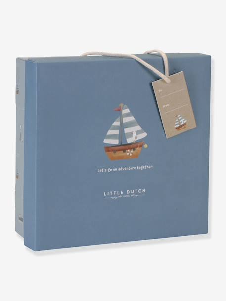 Baby Geschenk-Set mit Möwe Sailors Bay LITTLE DUTCH graublau 2